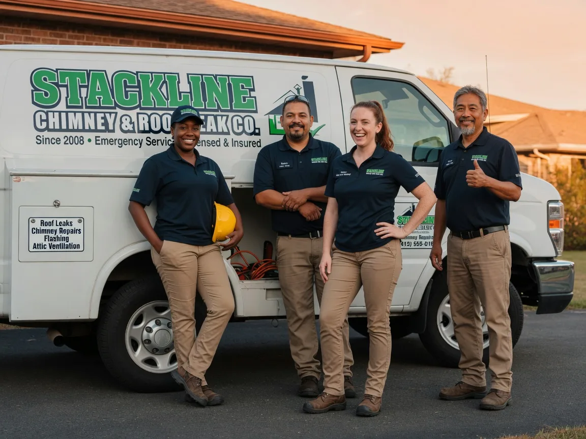 Chimney flashing repair company in Burlington, TX